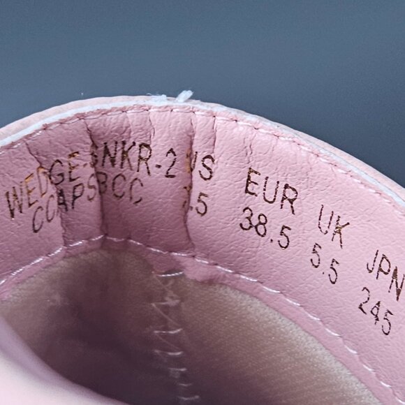 Dream Pairs Pink Blush Platform Wedge Sneaker Ankle Booties - Picture 10 of 14